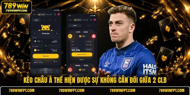 Kèo châu Á thể hiện được sự không cân đối giữa 2 CLB