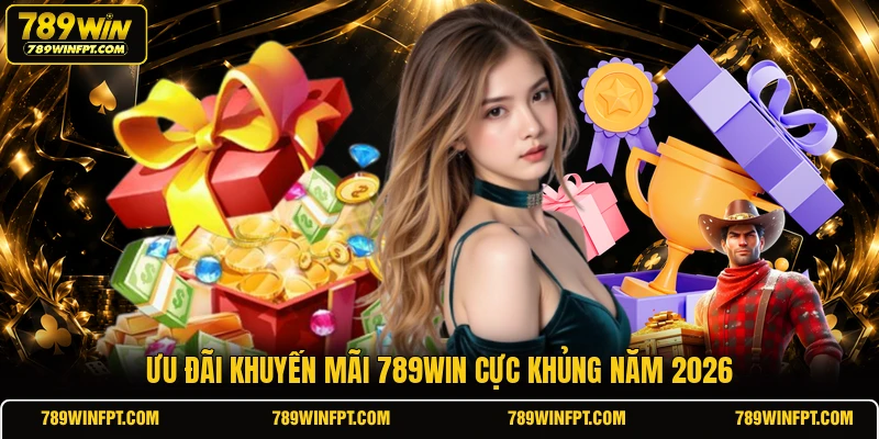 Ưu đãi khuyến mãi 789WIN cực khủng năm 2026